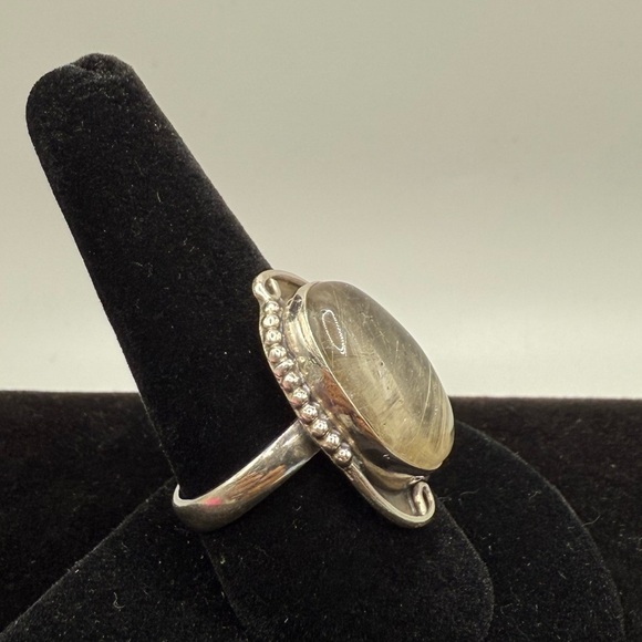 Clear Quartz 925 Ring - Picture 4 of 6